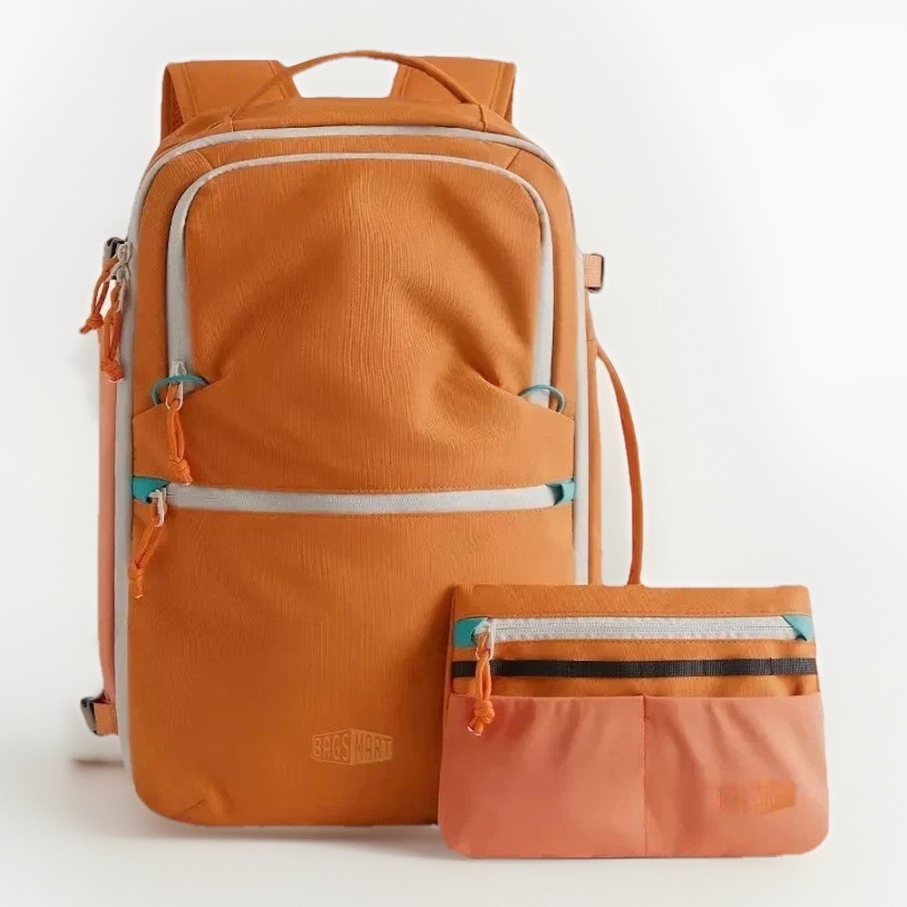 Bagsmart Faro Waterproof Travel Backpack with Pouch